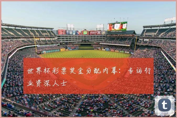 世界杯彩票奖金分配内幕：专访行业资深人士