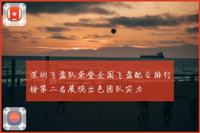 深圳飞盘队荣登全国飞盘配合排行榜第二名展现出色团队实力